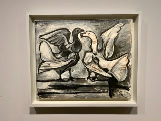Pablo Picasso - Deux pigeons. 1960